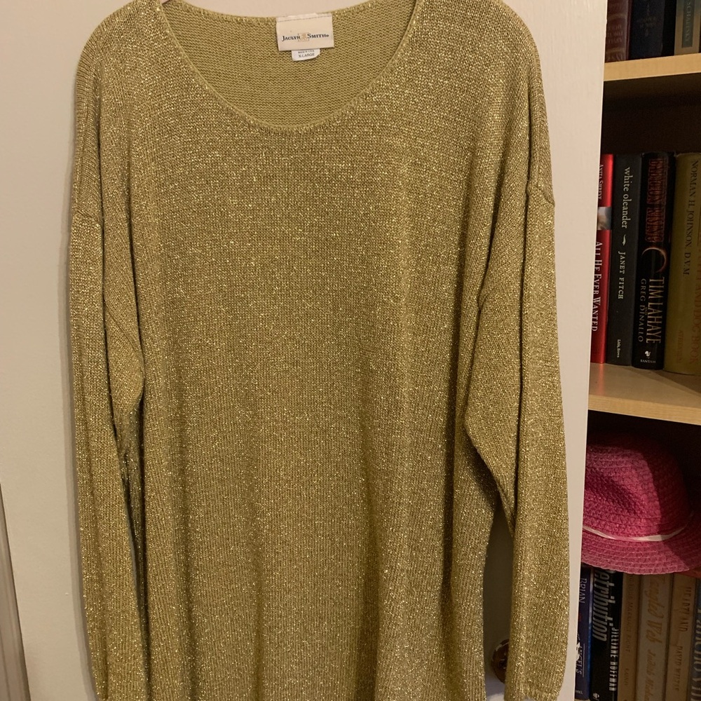 Jaclyn Smith Gold Sweater